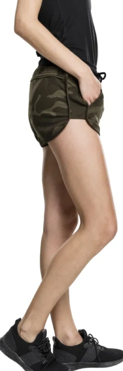 Urban Classics Camo - Hotpantsit, olive camo