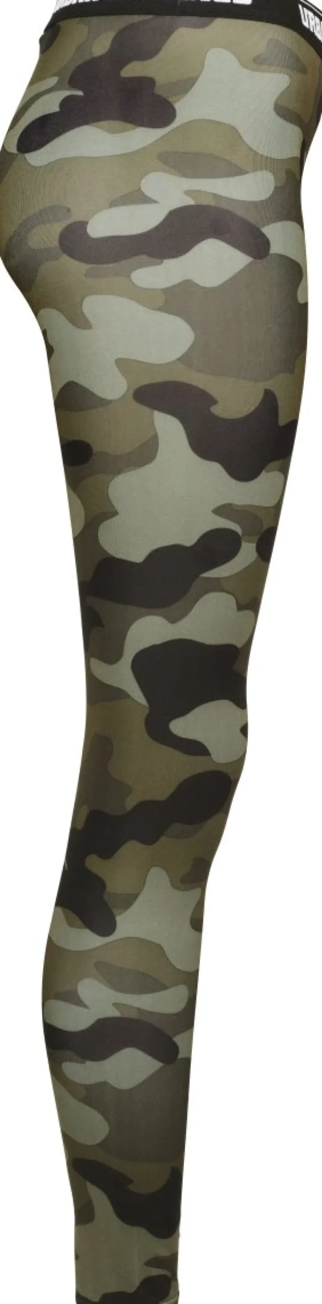 Urban Classics Camo logo - Legginsit, wood camo