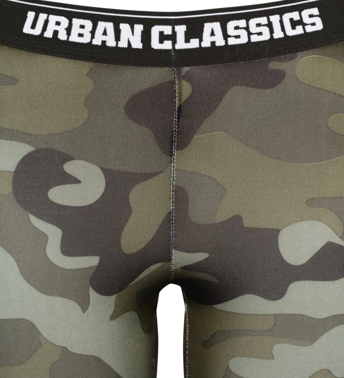 Urban Classics Camo logo - Legginsit, wood camo