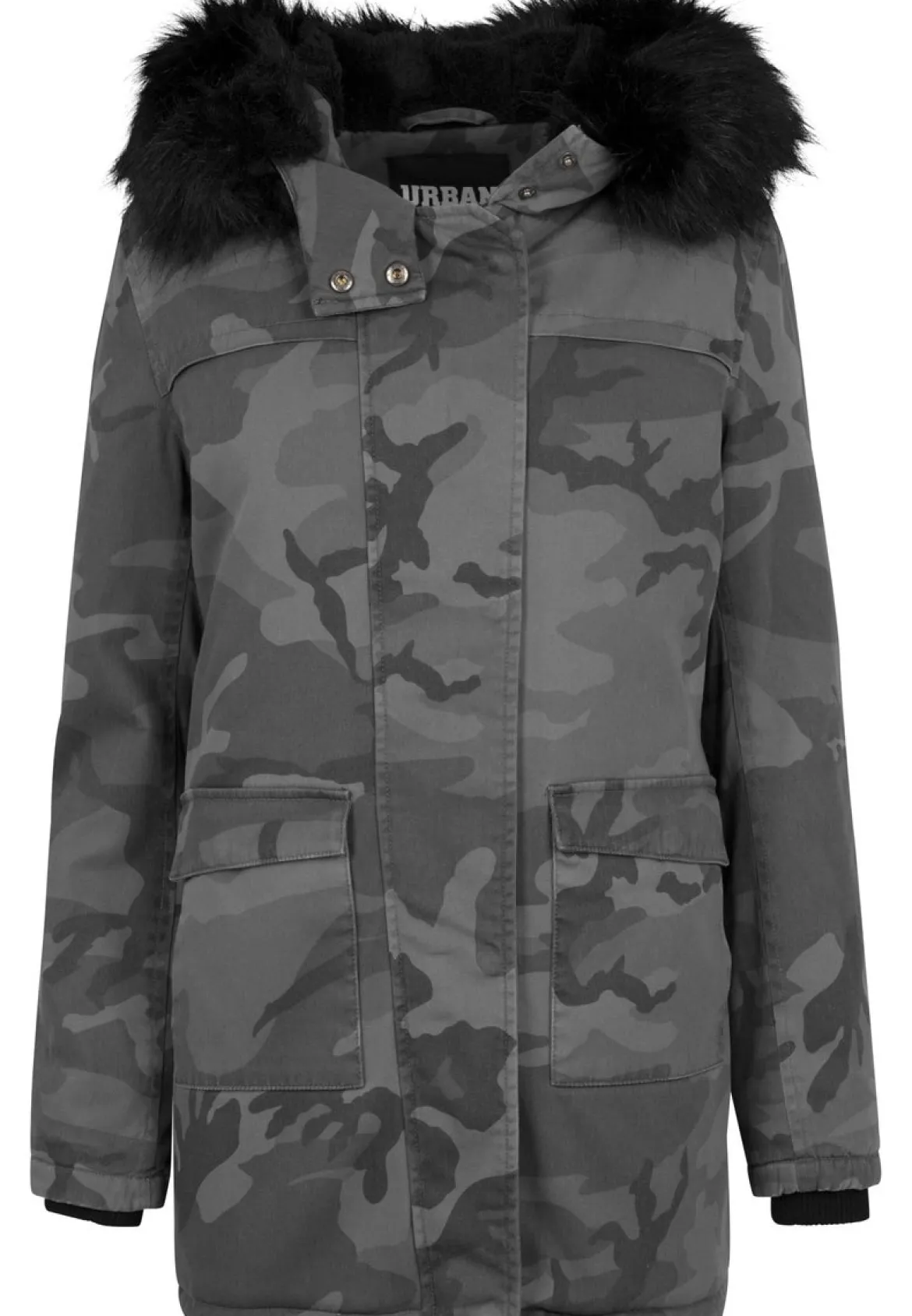 Urban Classics Camo Parka - Naisten talvitakki