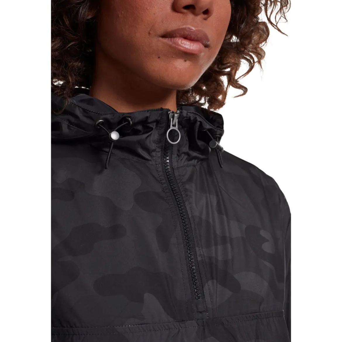 Urban Classics Camo Pull Over - välikausitakki, darkcamo