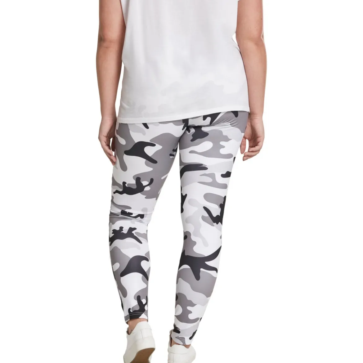 Urban Classics Camo Tech Mesh - Leggingsit, snow camo