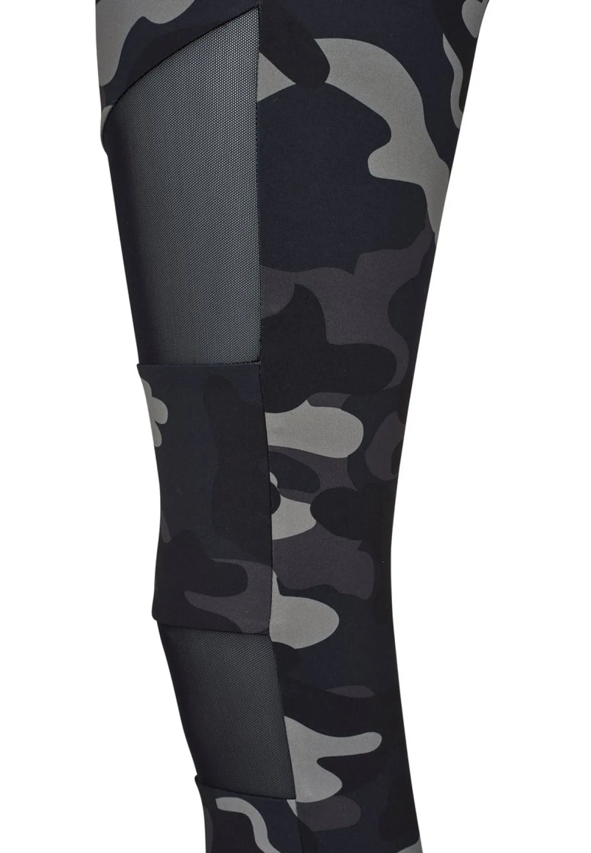 Urban Classics Camo Tech Mesh - Leggingsit, darkcamo