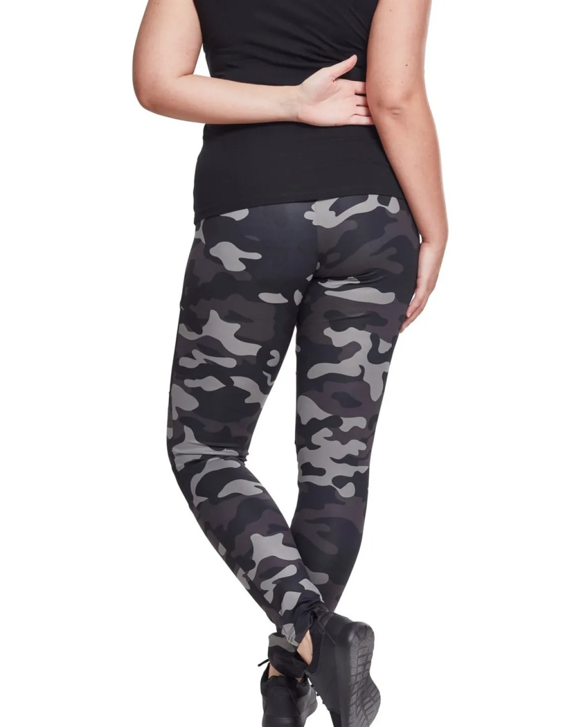 Urban Classics Camo Tech Mesh - Leggingsit, darkcamo