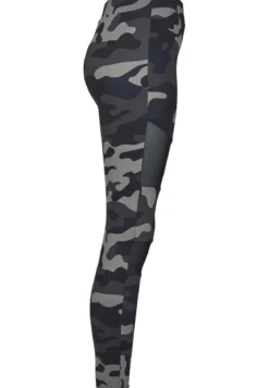Urban Classics Camo Tech Mesh - Leggingsit, darkcamo