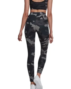 Urban Classics Camo Tech Mesh - Leggingsit, darkcamo