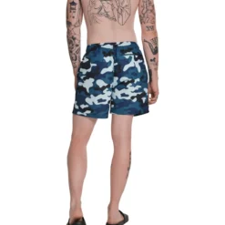 Urban Classics Camo - Uimashortsit, blue camo