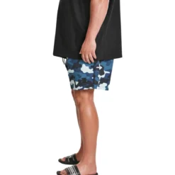 Urban Classics Camo - Uimashortsit, blue camo