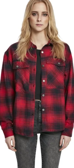 Urban Classics Check Overshirt - Kauluspaita