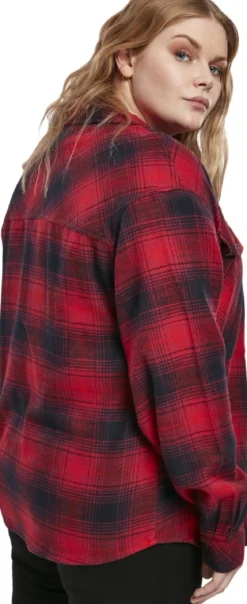 Urban Classics Check Overshirt - Kauluspaita