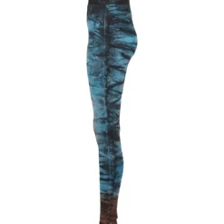 Urban Classics Cotton Tie Dye High Waist - legginsit, black