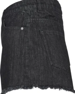 Urban Classics Denim - Hotpantsit, musta