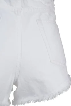 Urban Classics Denim - Hotpantsit, valkoinen