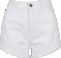 Urban Classics Denim - Hotpantsit, valkoinen