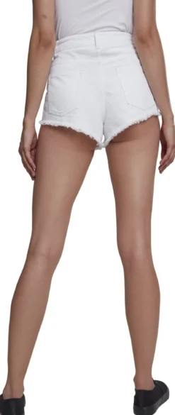 Urban Classics Denim - Hotpantsit, valkoinen