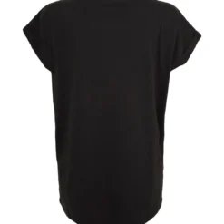 Urban Classics Extended Shoulder - Naisten T-paita, musta
