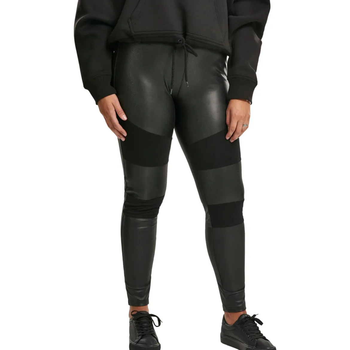 Urban Classics Fake Leather Tech - Leggingsit