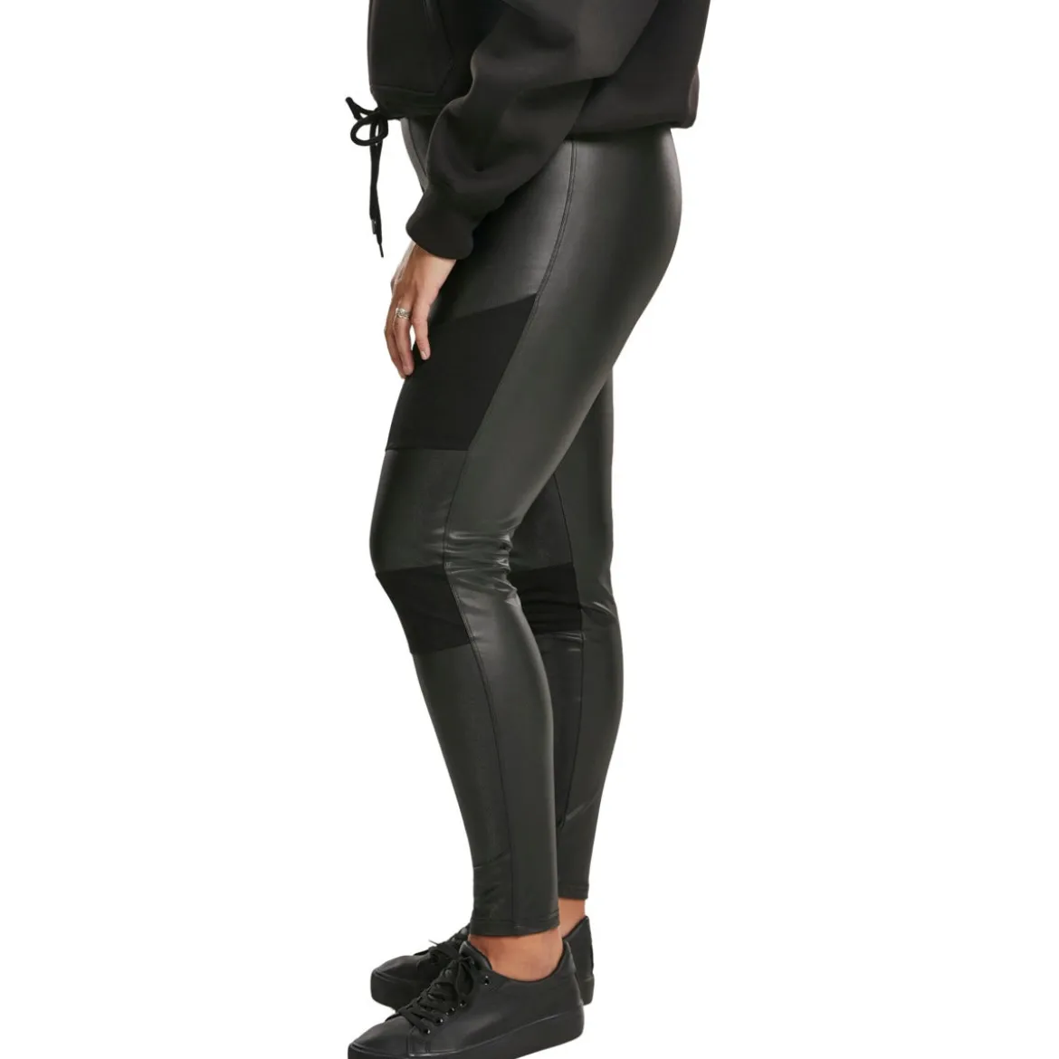 Urban Classics Fake Leather Tech - Leggingsit