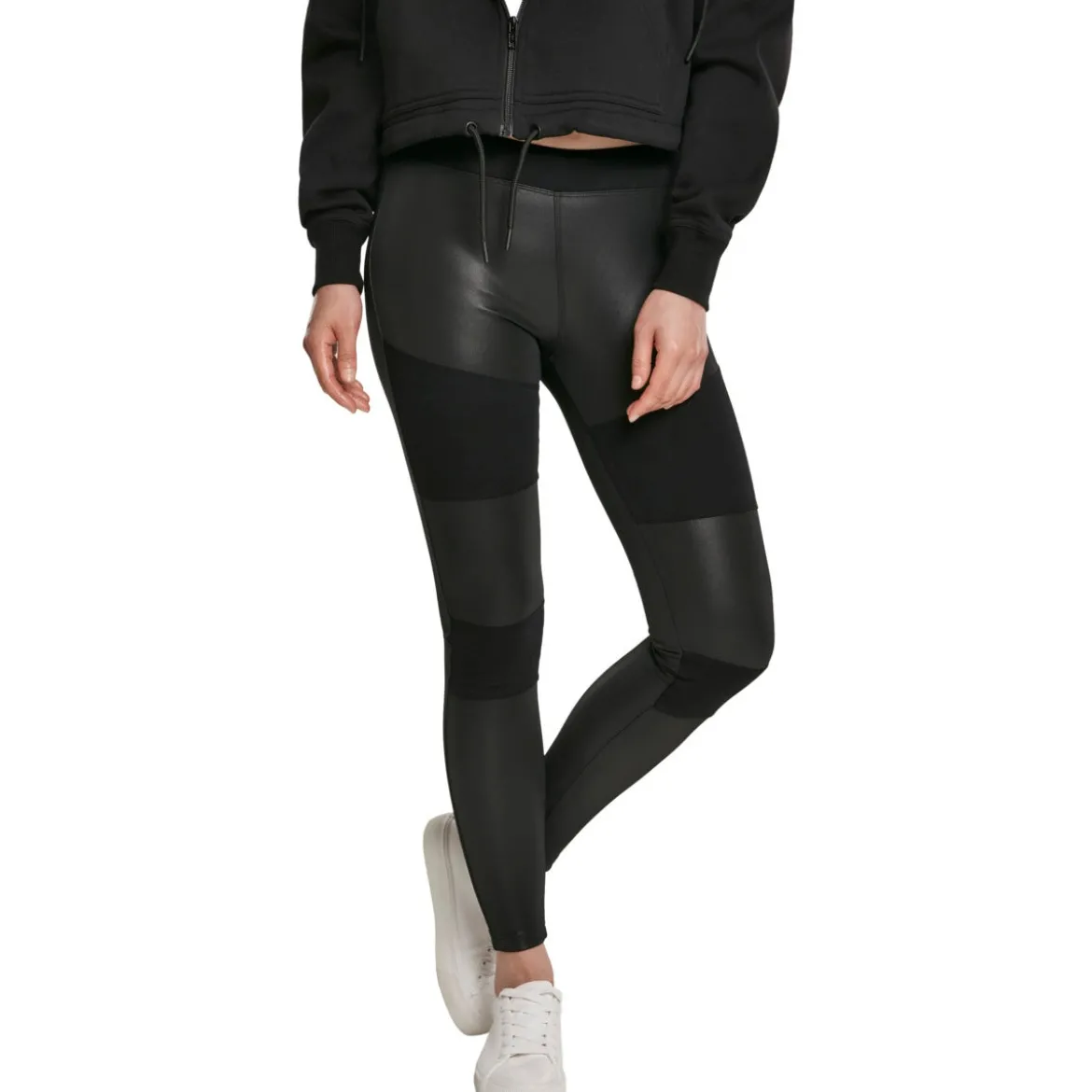 Urban Classics Fake Leather Tech - Leggingsit