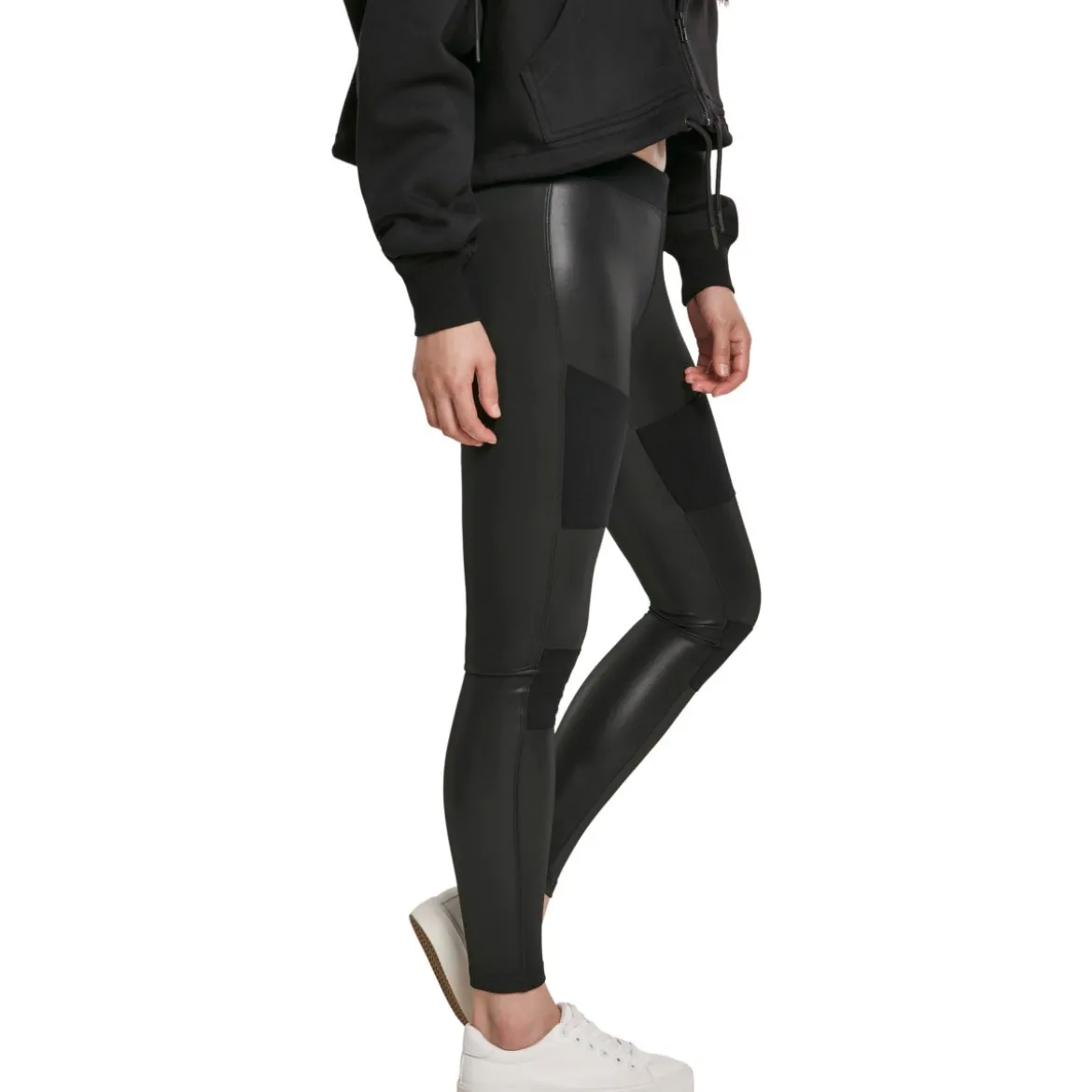 Urban Classics Fake Leather Tech - Leggingsit