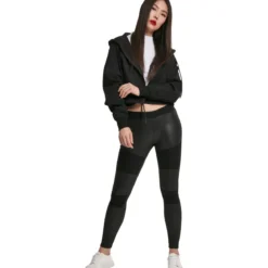 Urban Classics Fake Leather Tech - Leggingsit