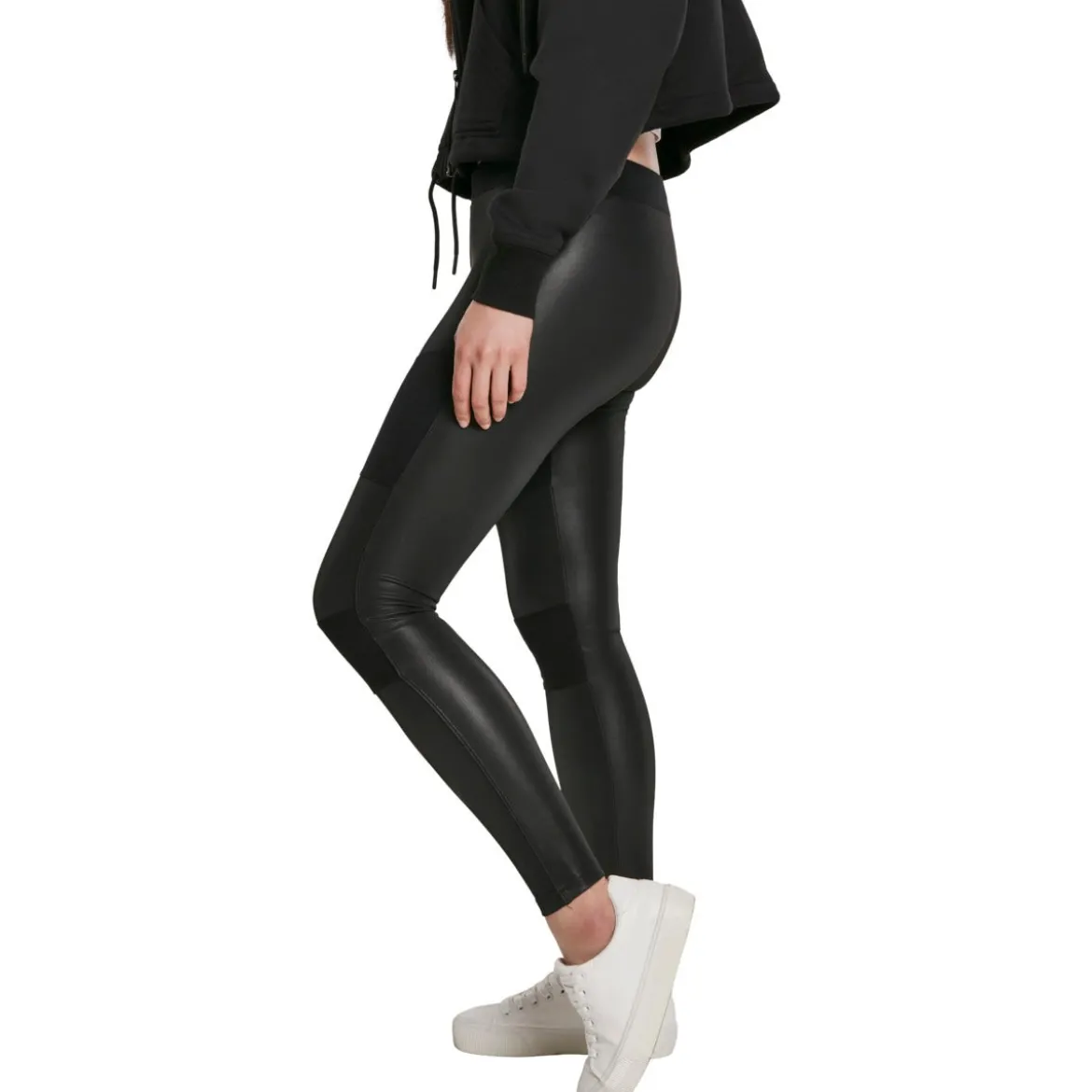 Urban Classics Fake Leather Tech - Leggingsit