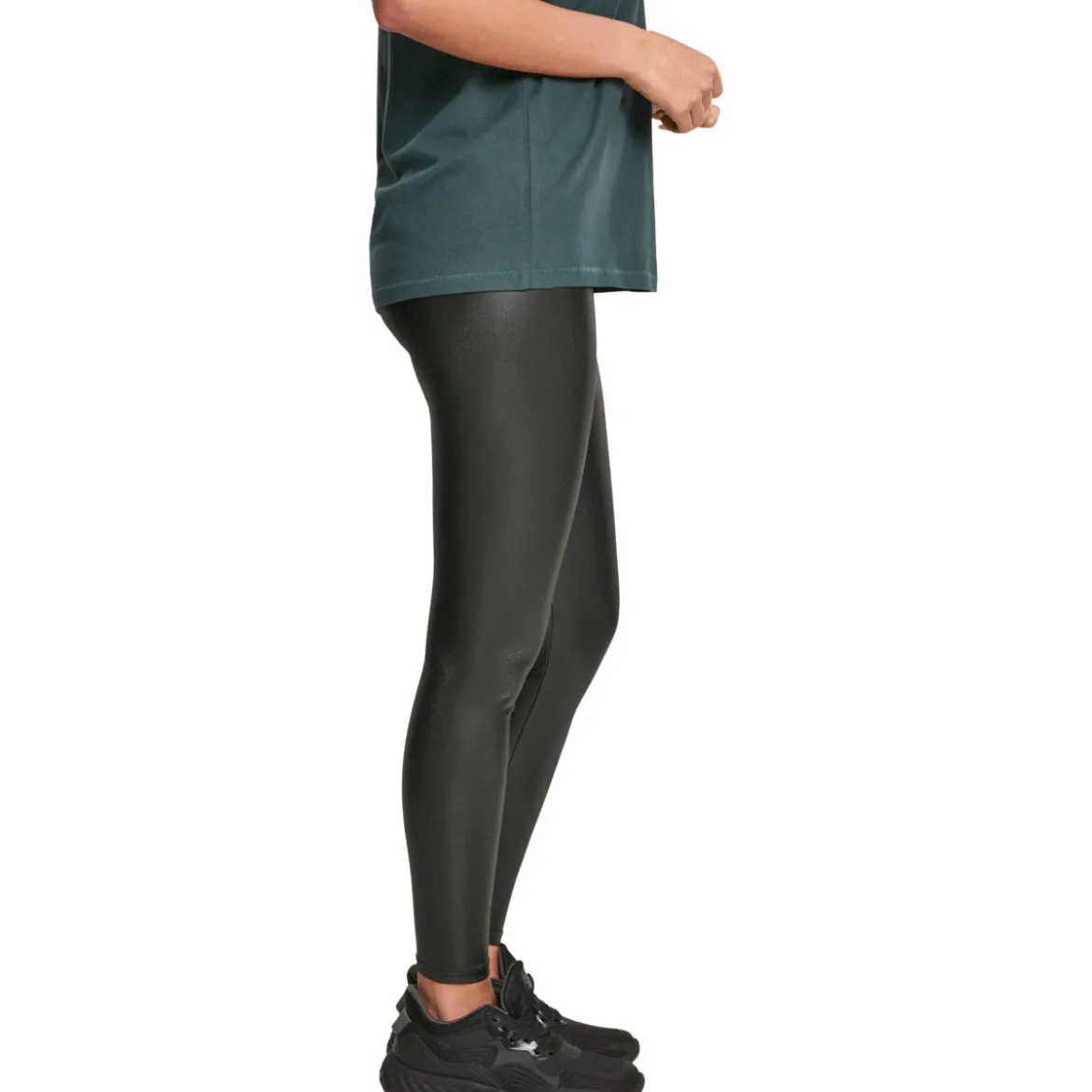 Urban Classics Faux Leather High Waist- legginsit