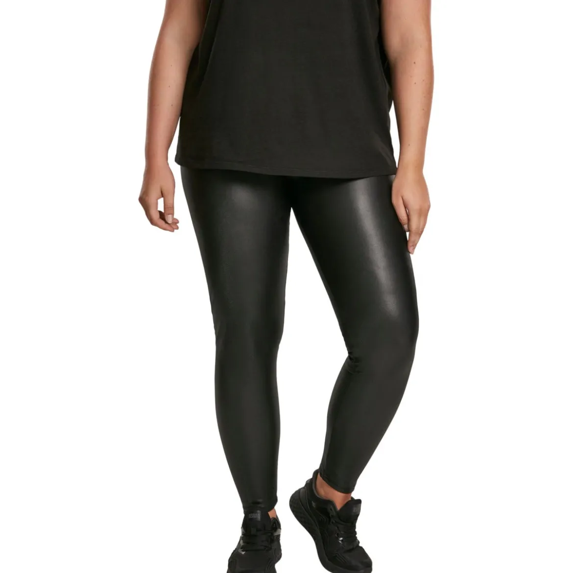 Urban Classics Faux Leather High Waist- legginsit