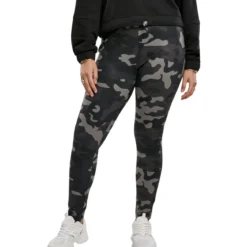 Urban Classics High Waist Camo Tech- legginsit, darkcamo