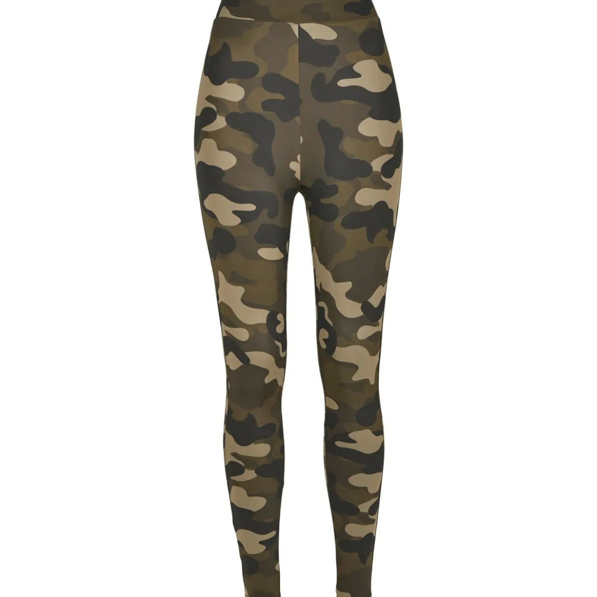 Urban Classics High Waist Camo Tech- legginsit, woodcamo