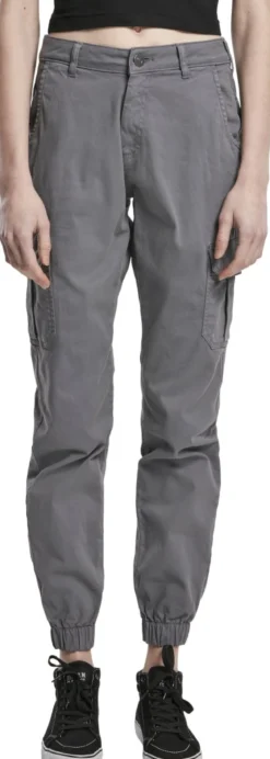 Urban Classics High waist Cargo - Reisitaskuhousut, lightshadow