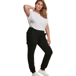 Urban Classics Highwaist Cargo - Reisitaskuhousut