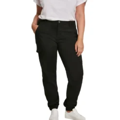 Urban Classics Highwaist Cargo - Reisitaskuhousut
