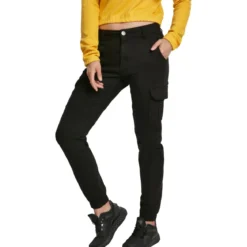 Urban Classics Highwaist Cargo - Reisitaskuhousut