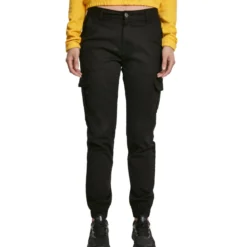 Urban Classics Highwaist Cargo - Reisitaskuhousut