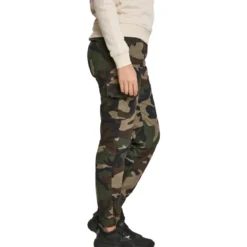 Urban Classics High Waist - Naisten reisitaskuhousut, woodcamo