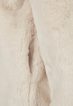 Urban Classics Hooded Teddy - Naisten välikausitakki, luonnonvalkoinen