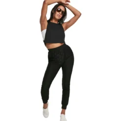 Urban Classics Lace Jersey - Jogger housut