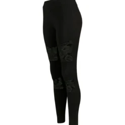Urban Classics Laces Inset - Legginsit, black