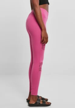Urban Classics Laces Inset - Leggingsit, brightviolet