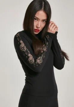Urban Classics Lace Striped - Pitkähihainen paita