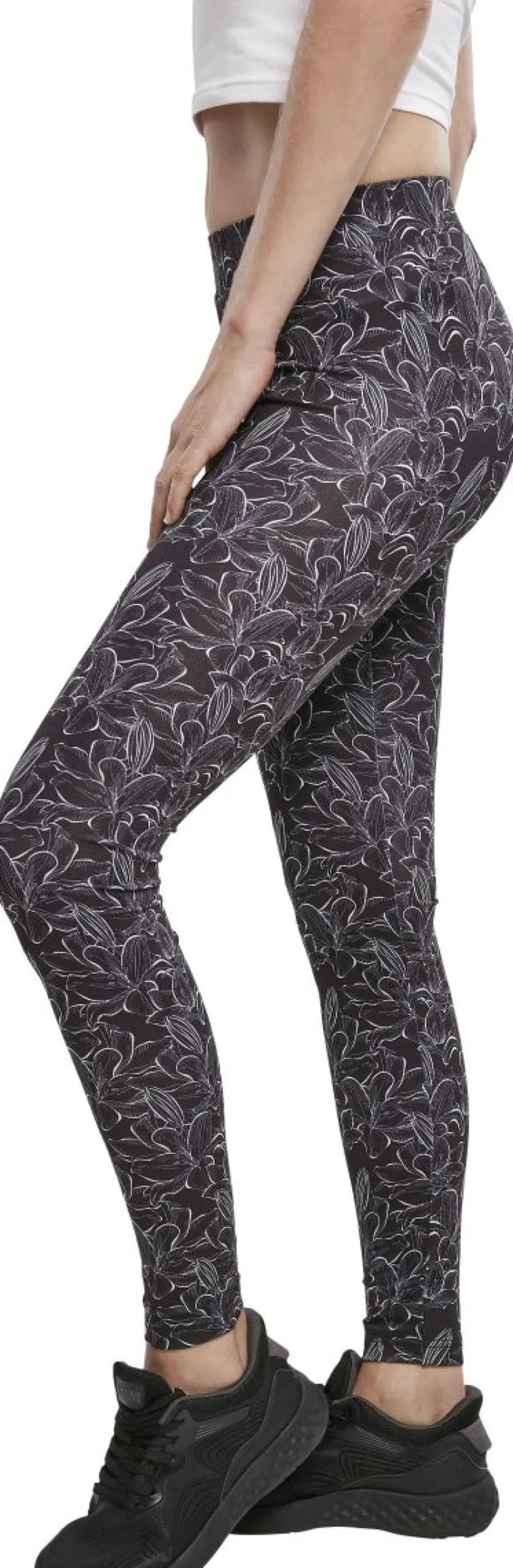 Urban Classics Ladies AOP - Leggingsit, hibiscus