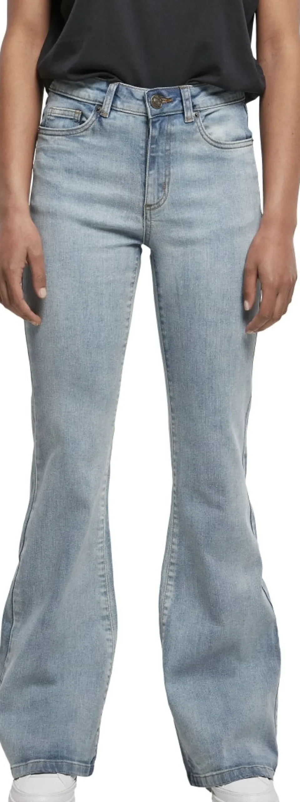 Urban Classics Ladies High Waist Flared - farkut