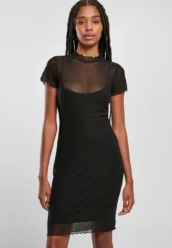 Urban Classics Ladies Mesh Double Layer - mekko