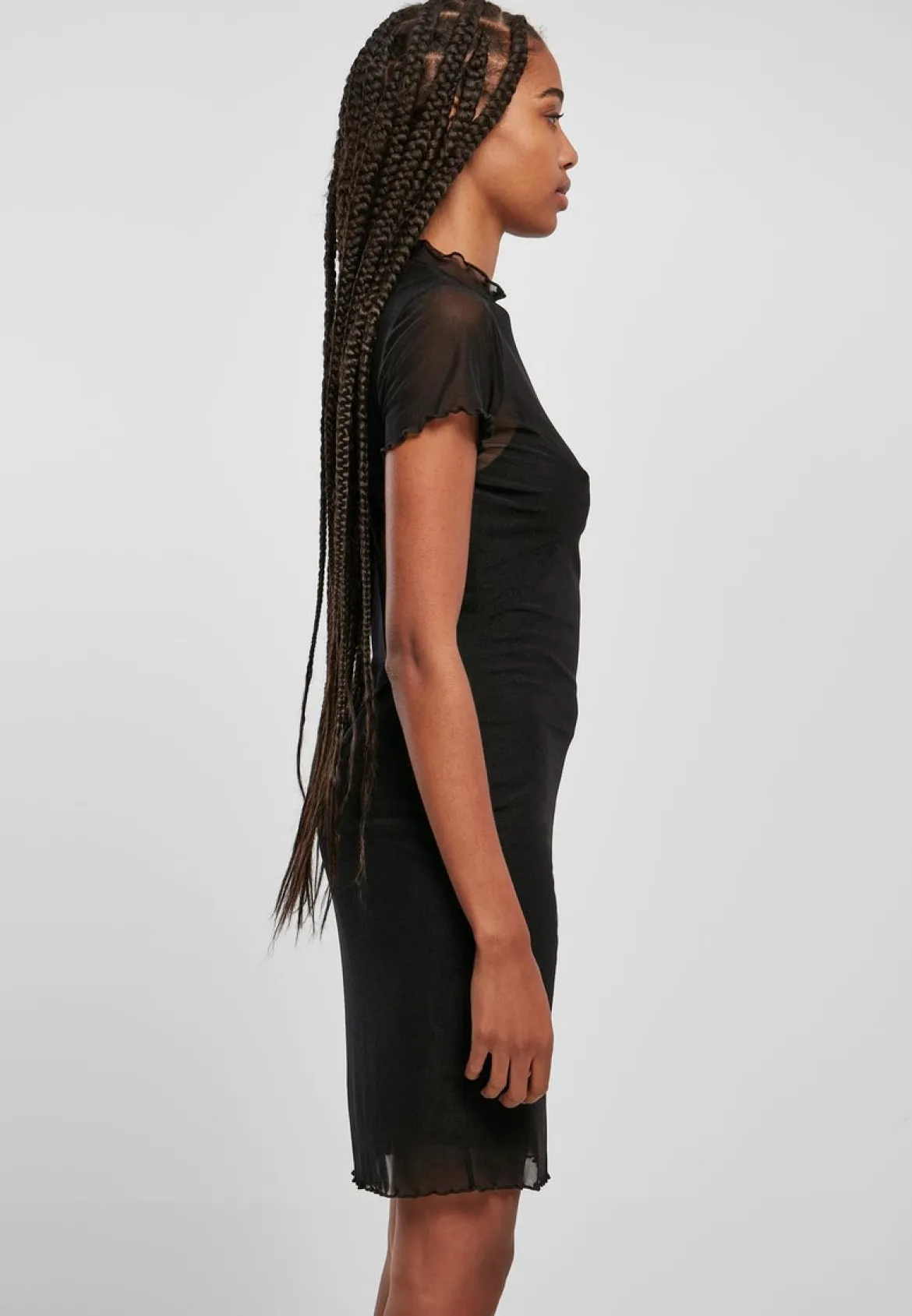 Urban Classics Ladies Mesh Double Layer - mekko