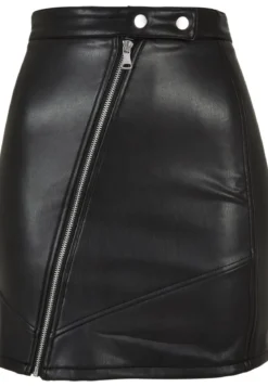 Urban Classics Ladies Synthetic Leather Biker - hame