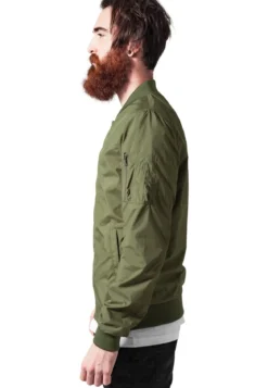 Urban Classics Light Bomber - Tuulitakki, oliivi