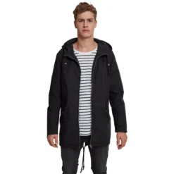Urban Classics Light Cotton Parka - Välikausitakki, musta