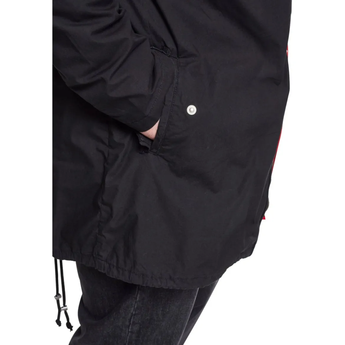 Urban Classics Light Cotton Parka - Välikausitakki, musta