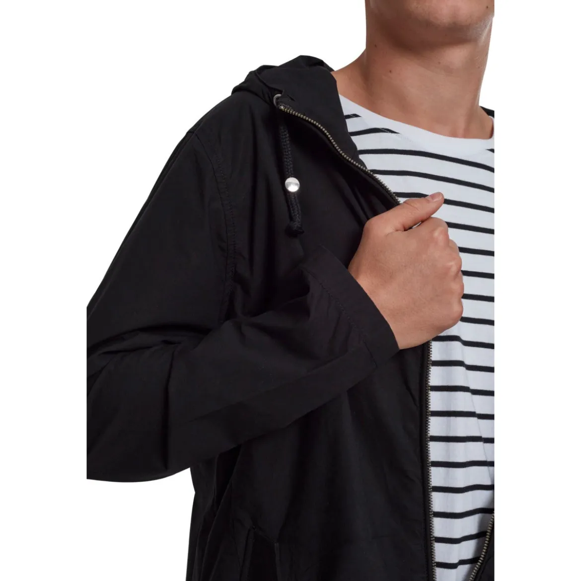 Urban Classics Light Cotton Parka - Välikausitakki, musta